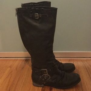 Black Knee high boots